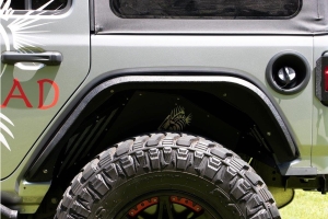 Fishbone Offroad Elite Rear Tube Fenders - Aluminum - JL