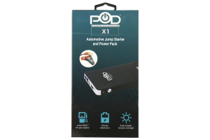 FUSELED Pod X1 Jump Starter, Charges Electronics, Flashlight.