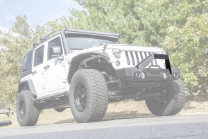 Aries TrailCrusher Front Bumper Angular Brush Guard - JK/TJ