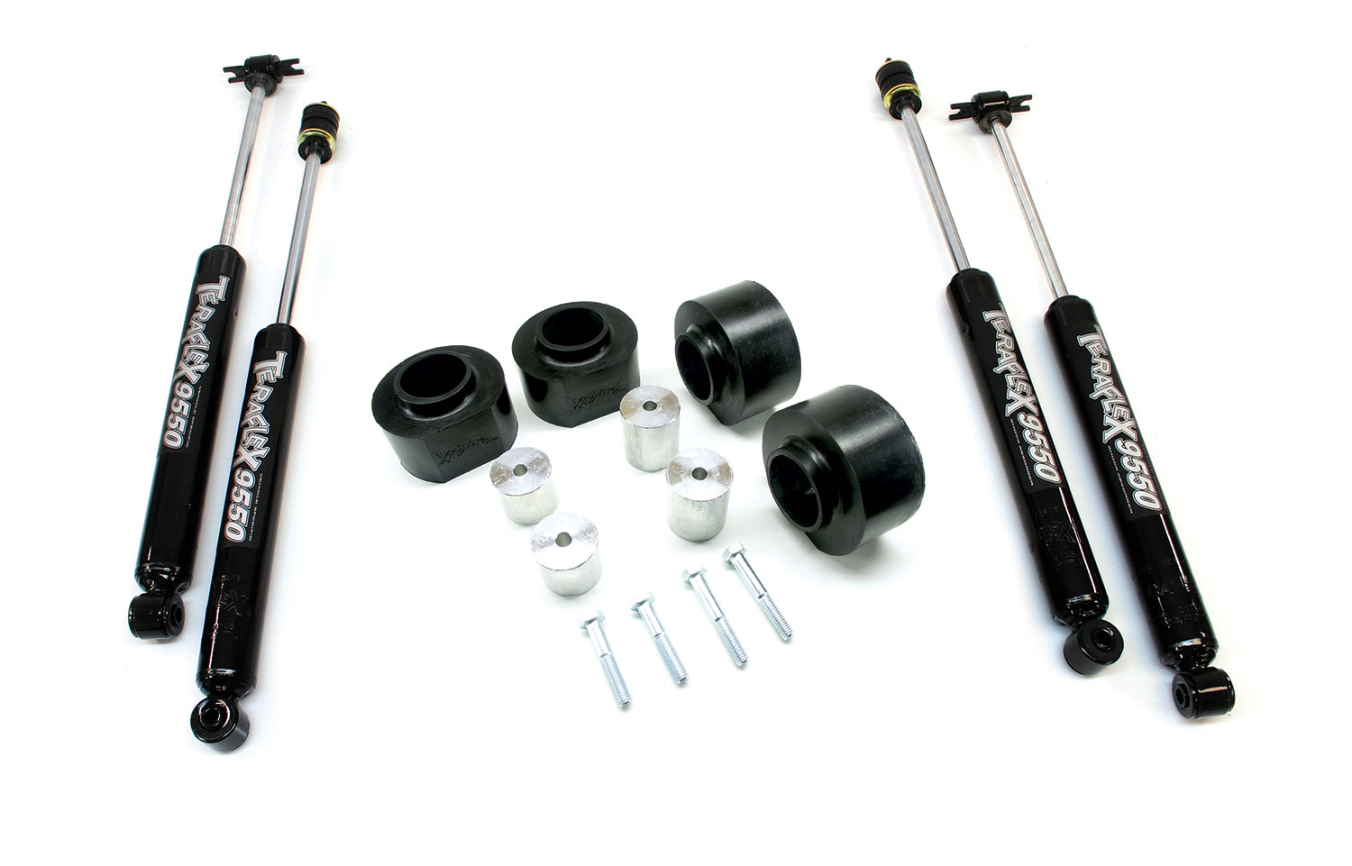 Teraflex 2in Budget Boost Lift, w/ Shocks - TJ/LJ