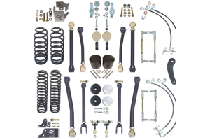 RockJock Johnny Joint 4in Suspension w/Front and Rear Sway Bar Links - JK 4Dr