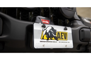 AEV License Plate Mounting Kit for RX/EX Front Bumper - JT/JL