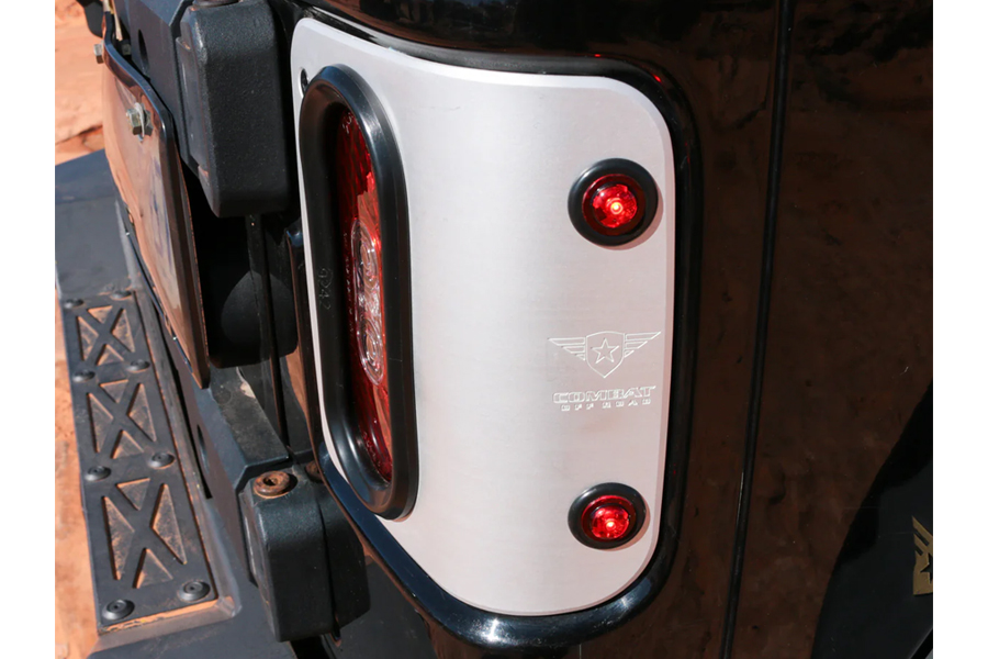 Combat Off Road Tail Gunner LED Tail Lights - Raw - JL