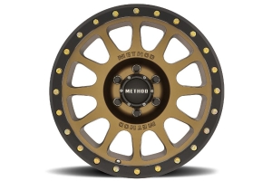 Method Race Wheels 305 NV Series Wheel 18x9.0 6x5.5 18mm Offset Bronze Matte Black Lip - Bronco 2021+