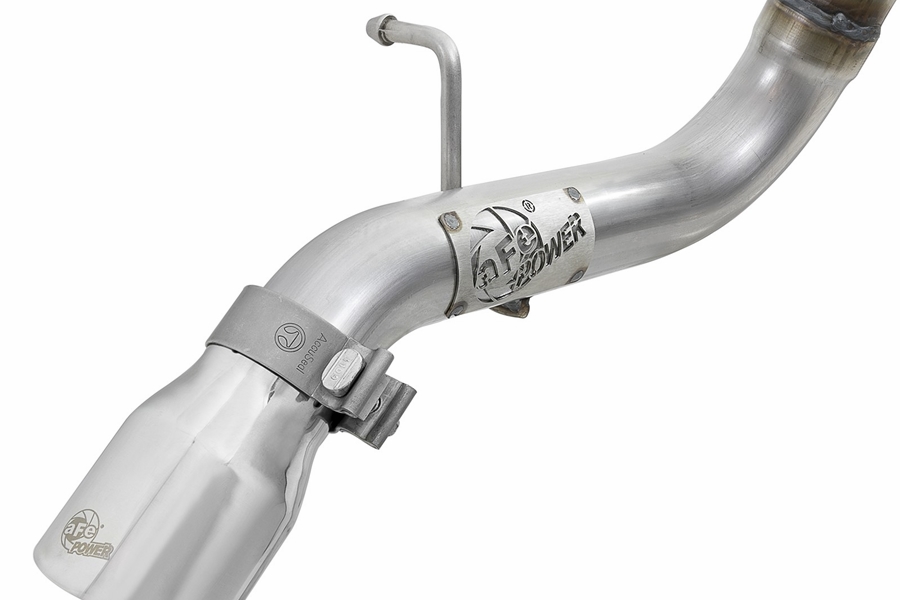 aFe POWER MACH Force-Xp 2.5in Axle-Back Hi-Tuck Exhaust w/ Polished Tip - JL 3.6L