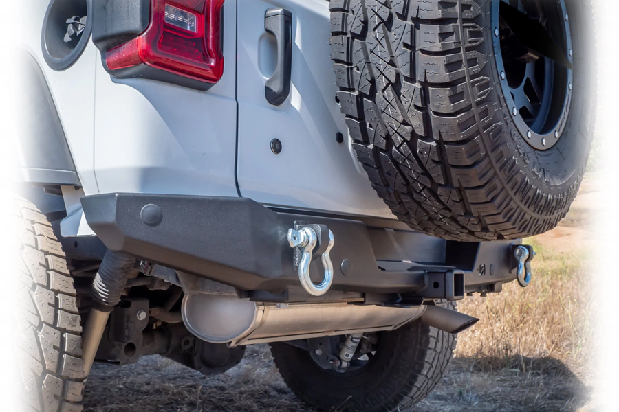 Turn Offroad Rear Bumper w/Hitch Receiver - JL
