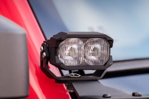 Morimoto 2Banger LED Pods, NCS Wide Beam, Pair, White