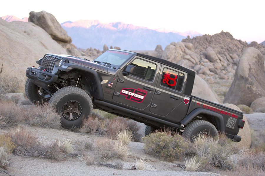 Bawarrion GEORISE45 4.5in Sport Suspension System, Wide Axle/Up to 37in Tires - JT 3.6L