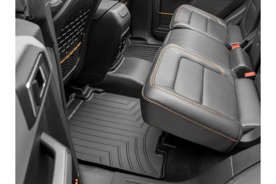 WeatherTech Rear Floor Liner - Black  - Bronco 2021+ 4dr w/ Carpeted Floor