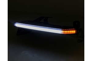 Quake LED Slim Smoked DRL Fender Chop Kit - JT Rubicon and Mojave / JL Rubicon