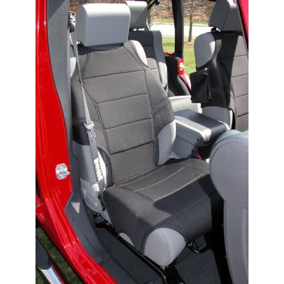 Rugged Ridge Front Seat Vests Black - JT/JL/JK