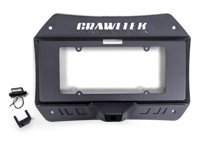 Crawltek Tailgate Plate / License Plate Relocation Kit - JL 