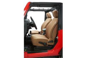 Bestop Front Seat Covers Tan  - JK 2013+