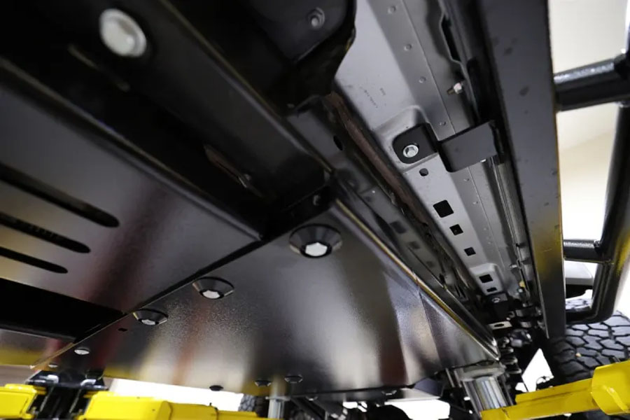 Rock Hard 4x4 Aluminum Complete Bellypan Skid Plate System w/ Dual Crossmembers - JT Diesel