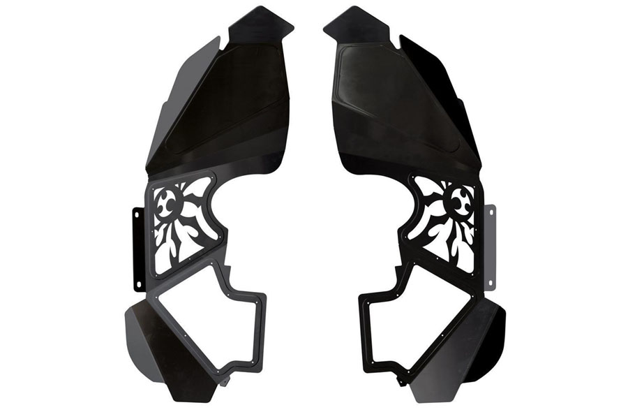 Poison Spyder Front Vented Inner Fenders - Black - JK