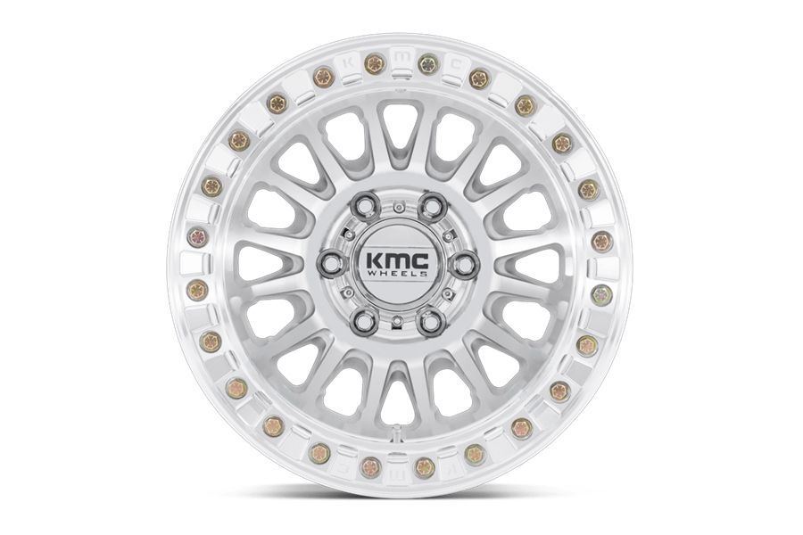 KMC Wheels KM239 Impact Bealock Wheel, 17x9 5x5 -38 - Machined - JT/JL/JK