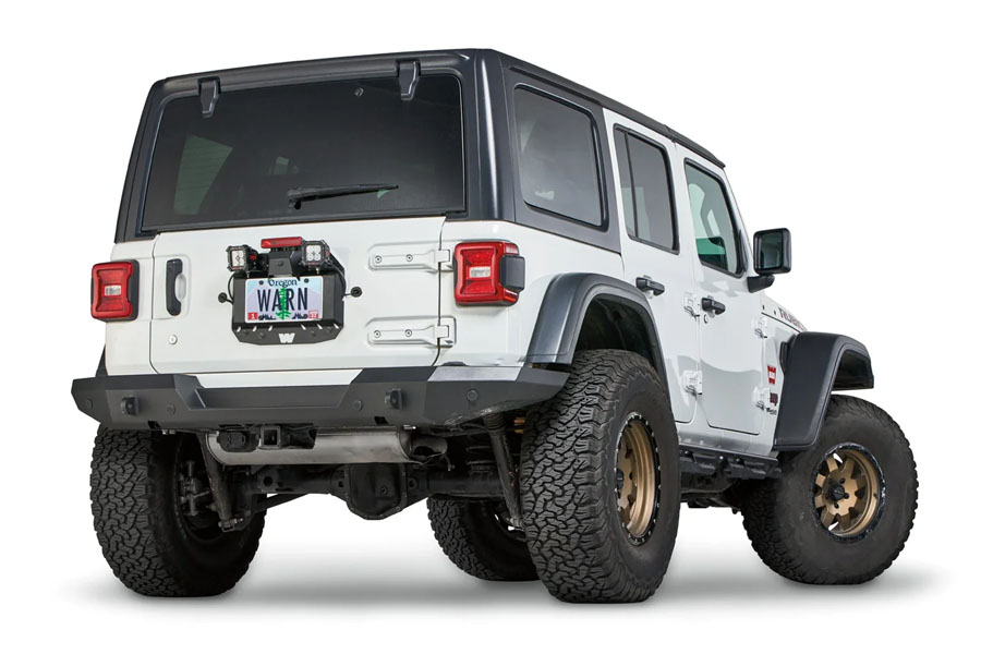 Warn Rear Spare Tire Delete Plate - JL