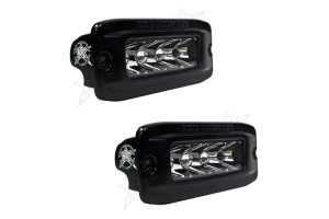 Rigid Industries SR-Q Flush Mount Spot Amber Pair