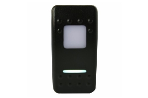 Bulldog Winch LED On/Off Rocker Switch - White