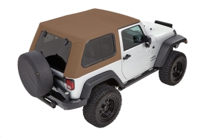 Bestop Trektop Pro Hybrid Soft Top, Tan - JK 2dr