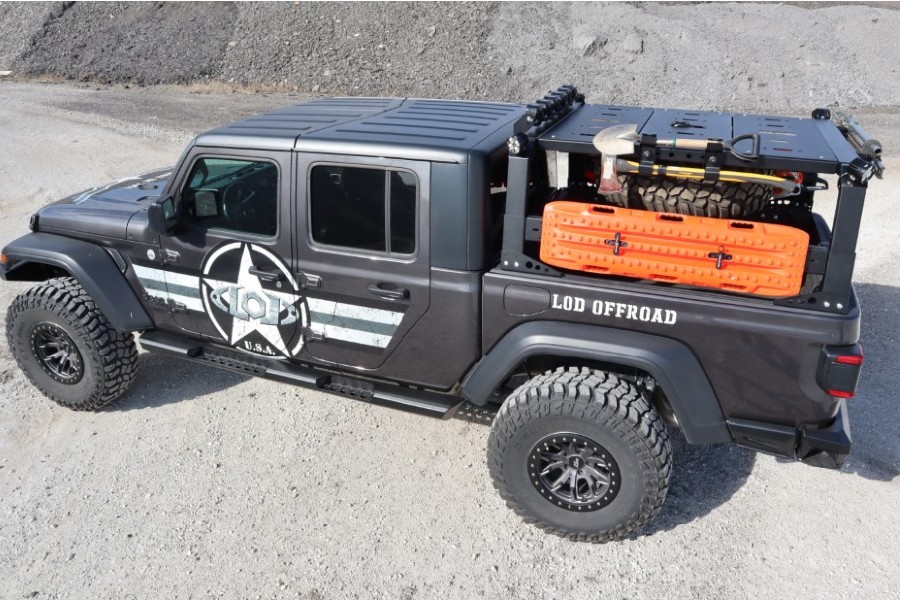 LOD Black Ops Bed Rack - Black  - JT 