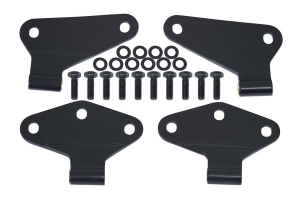 Kentrol 4-Pieces Body Door Hinge Set - Textured Black  - JK 2Dr