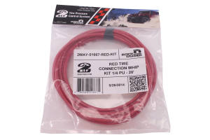 Wild Boar TIRE CONNECTION WHIP KIT 1/4IN X 20FT Red