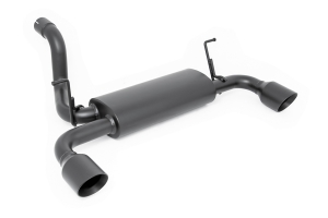 Rough Country Dual Outlet Performance Exhaust System - Black  - JL 2.0L/3.6L