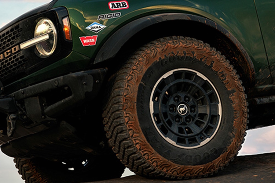 Ford Performance Parts 17x8.5 Wheel Kit - Machined Face - Bronco 2021+