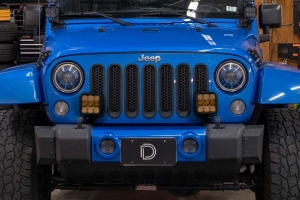 Diode Dynamics SS5 Bumper LED Pod Light Kit, Sport Yellow Driving  - JK 
