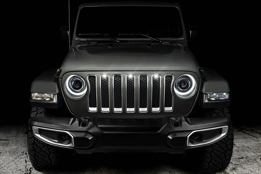 Oracle Pre-Runner Style LED Grill Kit - White - JL 2018-23