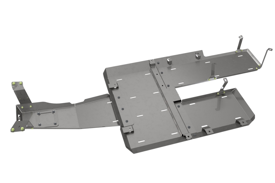 Motobilt Skid Plate System - Bare Steel -  JL 4Dr 2018-20 3.6L