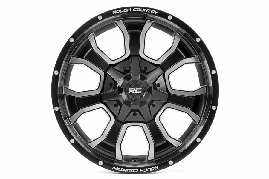 Rough Country Series 93 Wheel - 20x10, 5x5 - JT/JL/JK/TJ/WJ