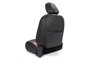 PRP Front Seat Covers w/Pocket, Pair, Black - JT/JL 4dr Non Rubicon