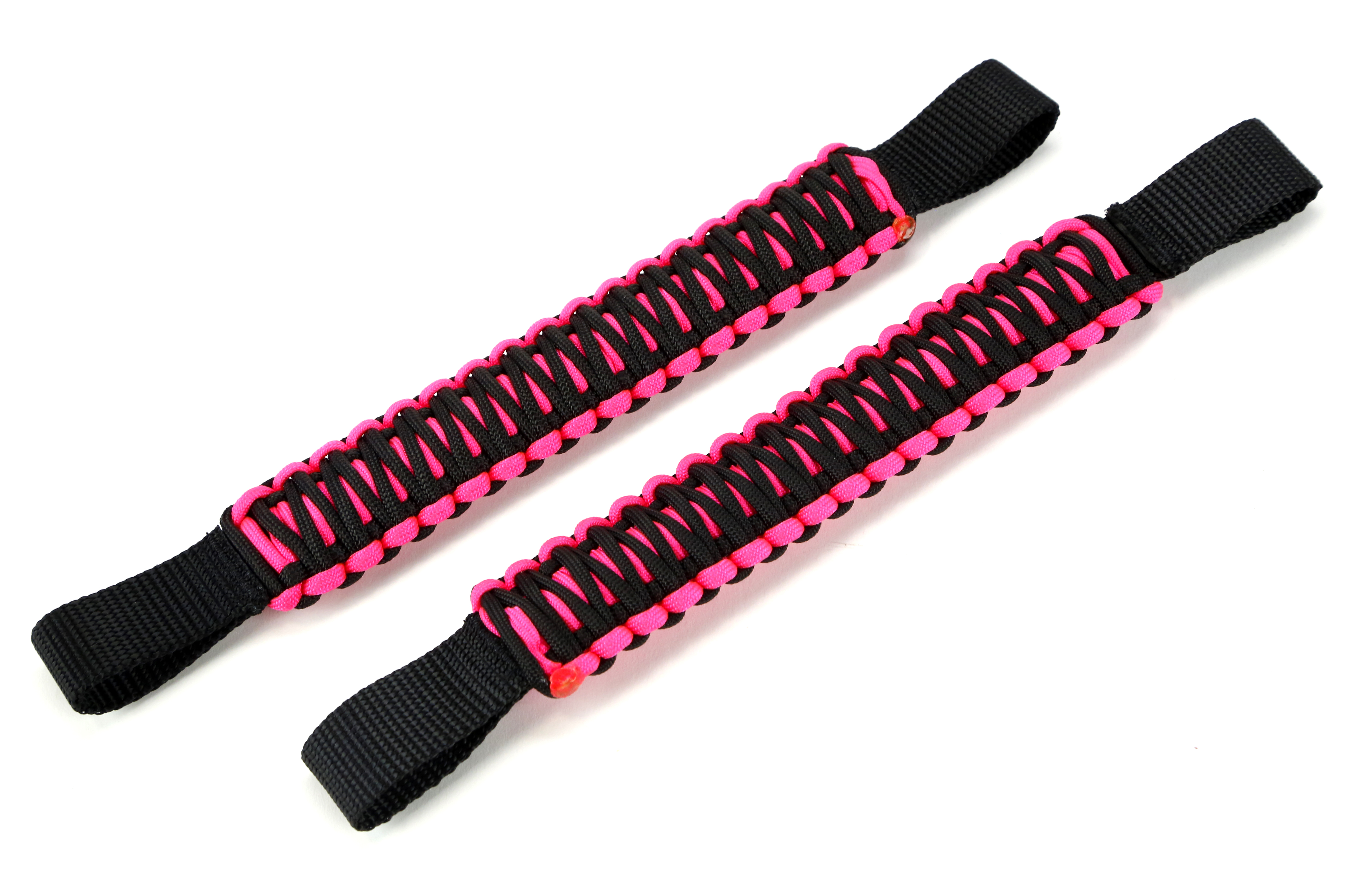 Bartact Paracord Headrest Grab Handle Black/Neon Pink