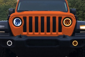 Quake LED 7in Headlights & LED Fog Lights - JK/LJ/TJ/CJ