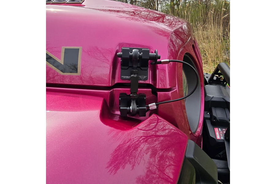 Combat Off Road Billet Aluminum Hood Latch Set - Black Out Series  - JT/JL/JK