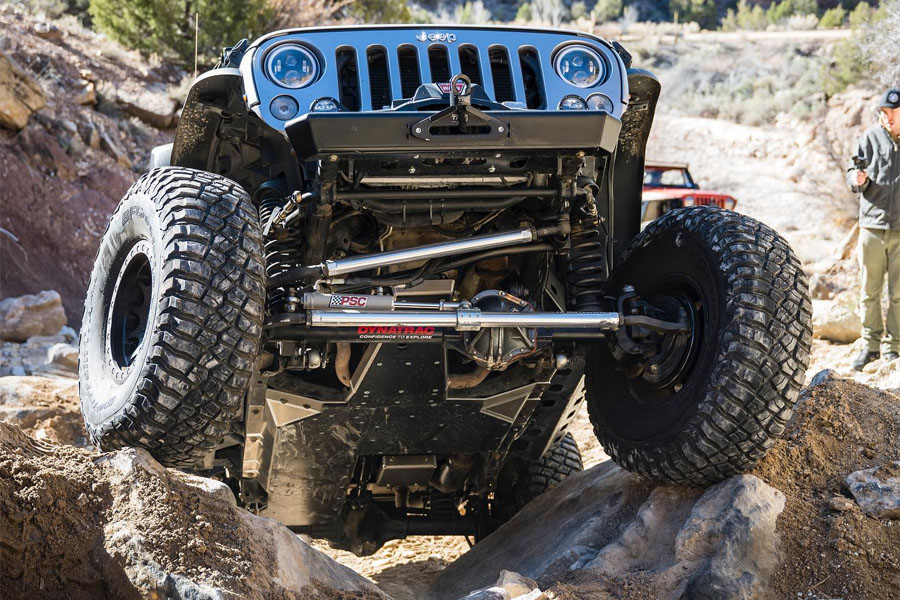 Next Venture Motorsports Aluminum Belly Skid - UHMW - 2007-11 JK 4DR