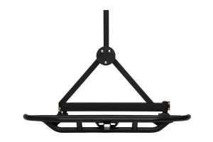 Smittybilt SRC Rear Bumper Hitch and Tire Carrier - TJ/LJ/YJ