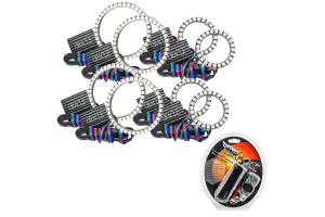 Oracle Lighting Vector Series Grill Surface Mount ColorSHIFT LED Halo Kit w/RF Controller - JT/JL/JK