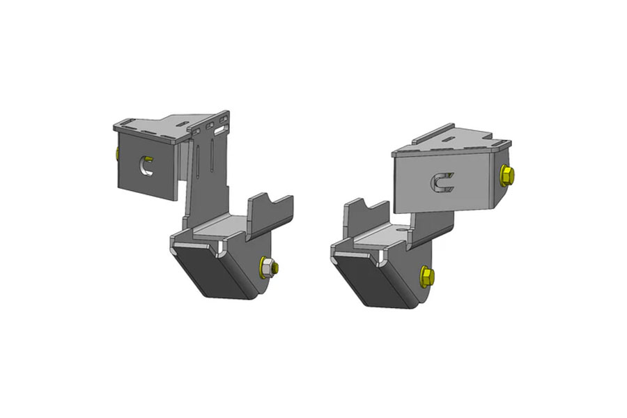 Clayton Off Road Rear Long Arm Frame Brackets - JL
