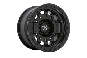 Black Rhino Avenger Beadlock Wheel, 17x8.5 5x5 - Matte Black - JT/JL/JK