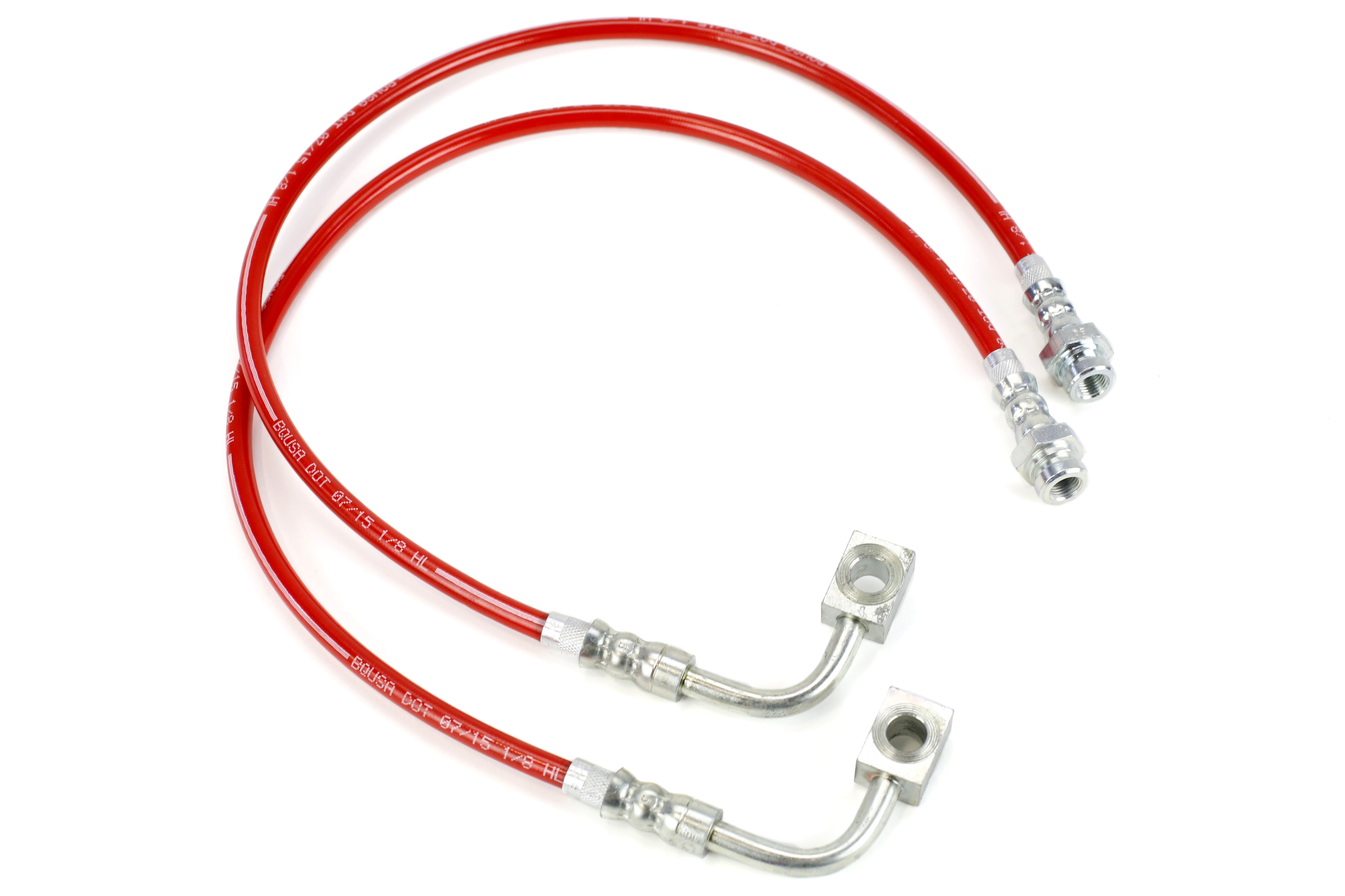 Metal Cloak Extended Replacement Brake Lines - JK