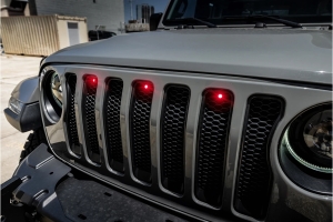 ORACLE Pre-Runner Style LED Grill Light Kit - Red - JL 2018-23