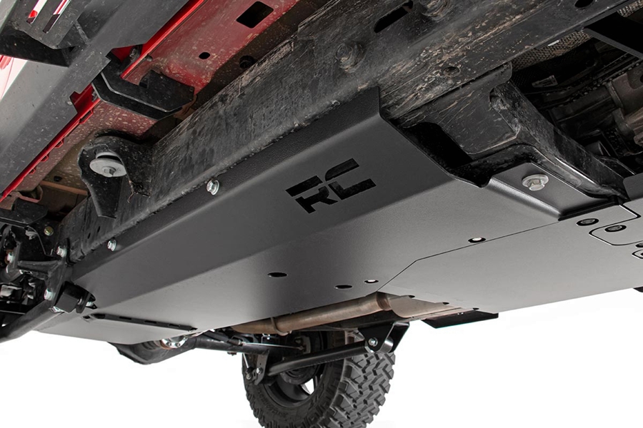 Rough Country Engine, Transfer Case and Gas Tank Skid Plate System  - JL 4Dr 3.6L