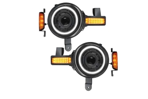 Oracle Lighting Oculus Amber/White Switchback Bi-LED Projector Headlights  - Bronco 2021+