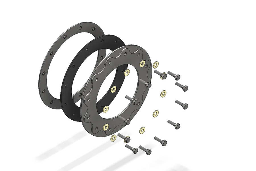 Motobilt Fuel Pump Clamping Ring Kit - TJ 