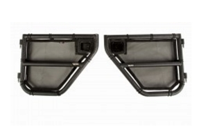 Rugged Ridge Tube Doors Rear W/ Eclipse Cover - JK 4dr