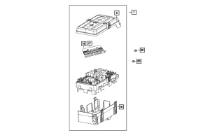 Mopar OEM Z-Case Fuse Array - JT/JL