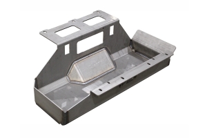 Motobilt Rear Stretch Tank and Skid Plate - Bare - YJ